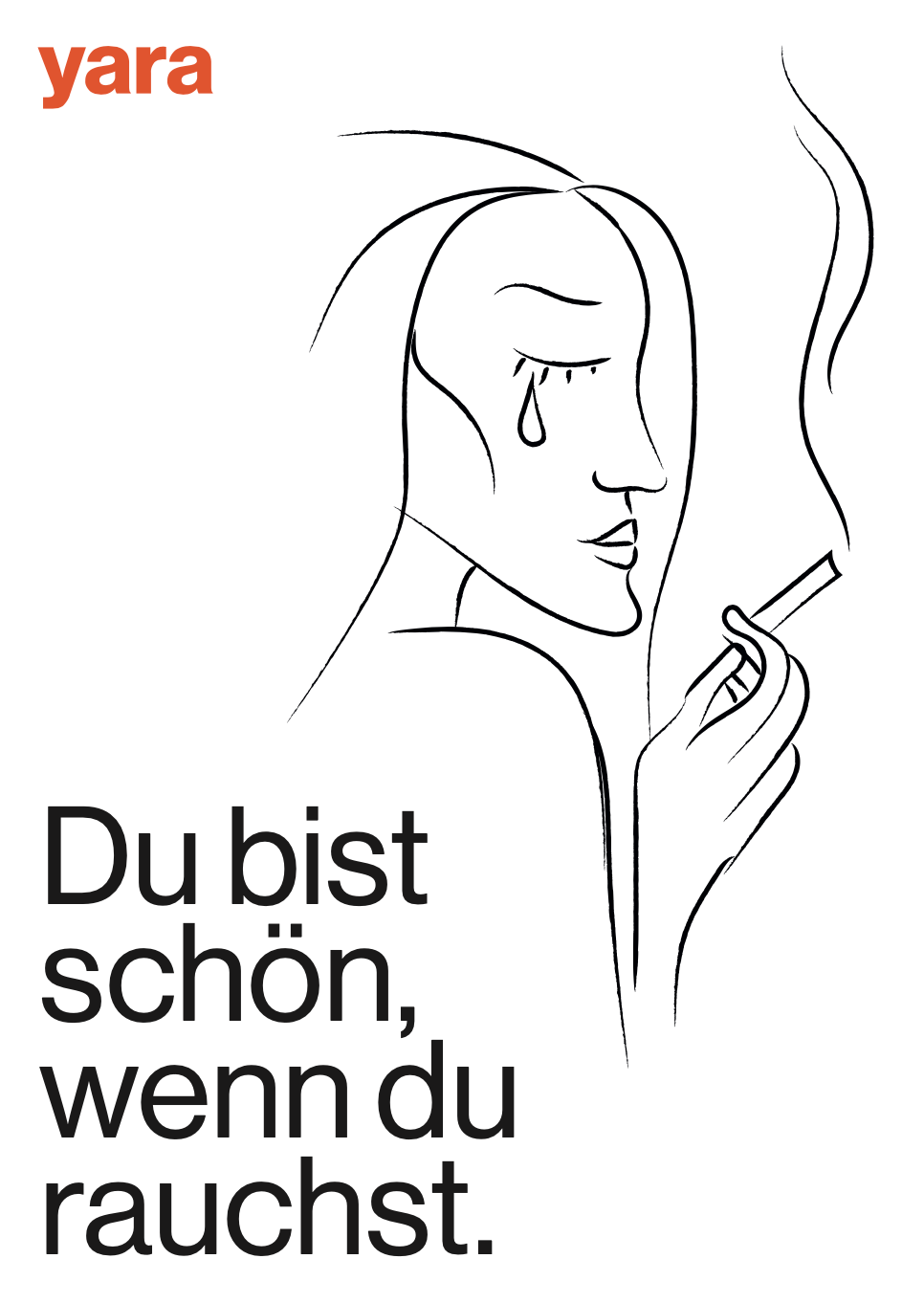 wenn du rauchst poster