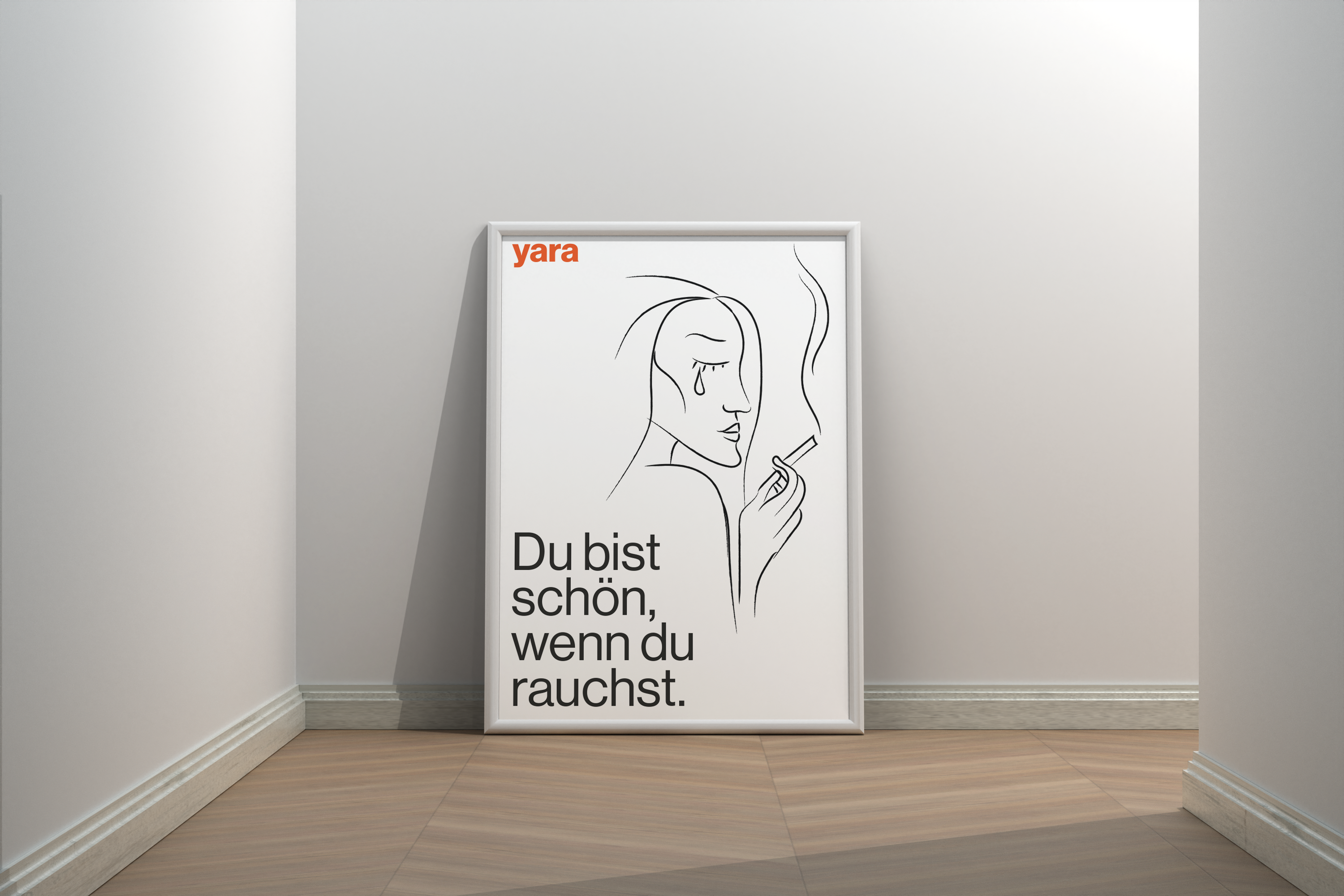 wenn du rauchst poster